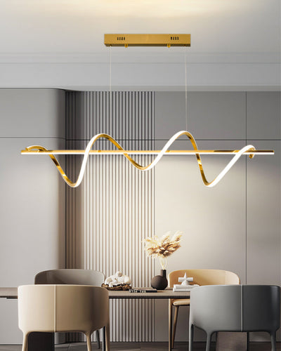 WOW Spiral Linear Chandelier-wow2723