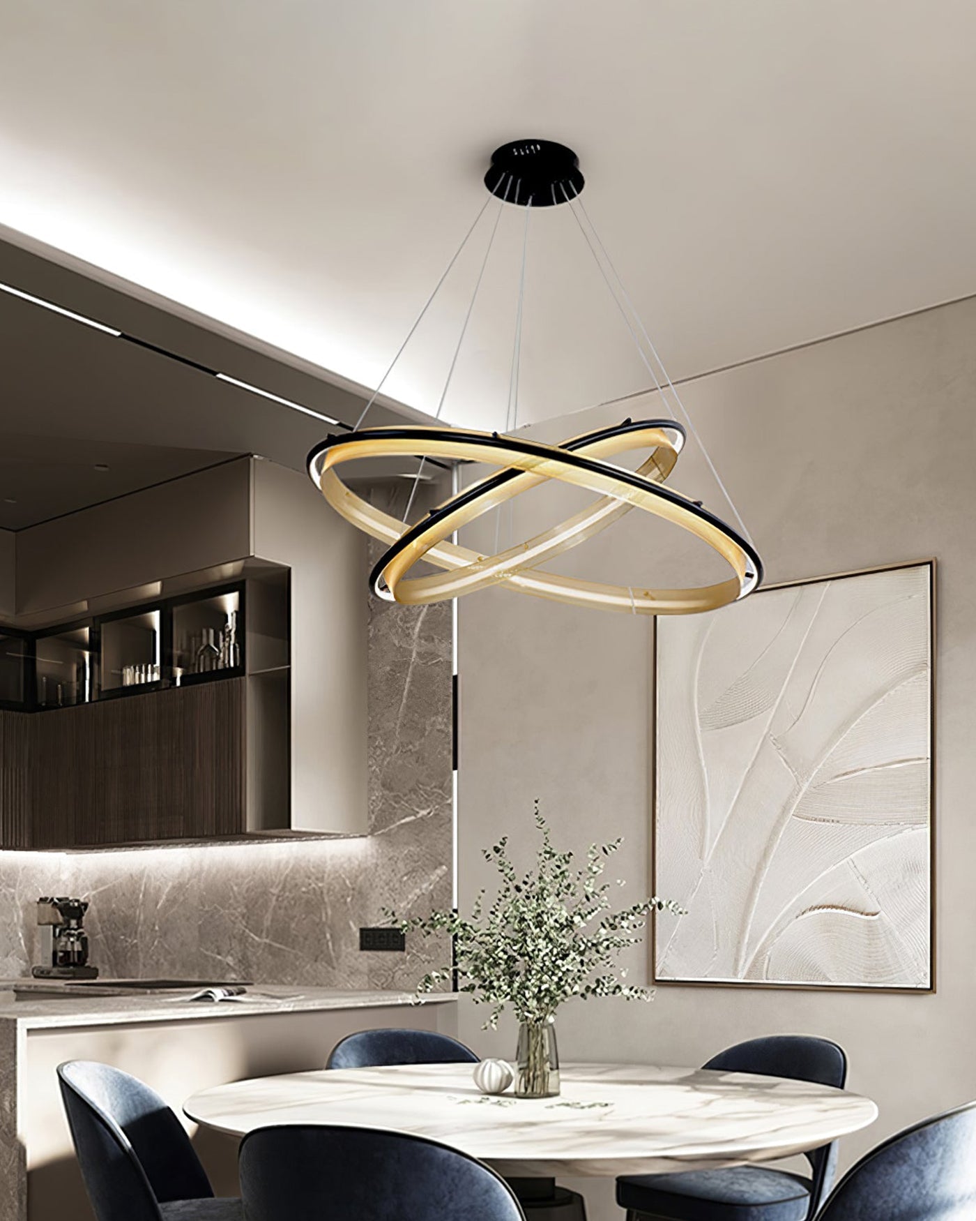 WOW Tiered Circular Led Chandelier-wow2119b