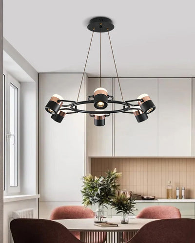 WOW Adjustable Rose Gold Round Chandelier-wow2645