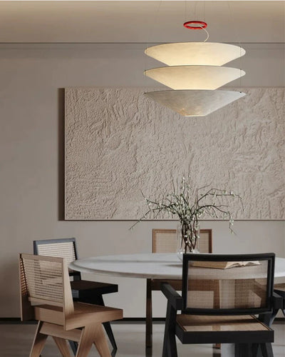 WOW Tiered Cone Rice Paper Pendant Light-wow2775