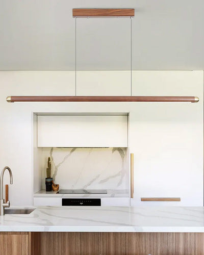 WOW Walnut Linear Led Pendant Light-wow2520