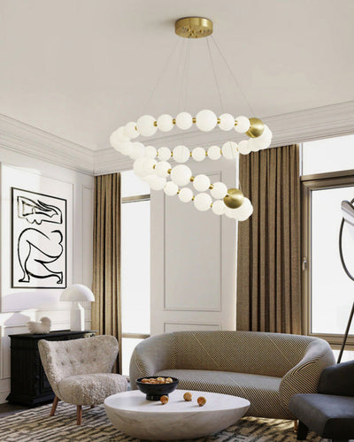 WOW Pear Necklace Circular Chandelier-wow2449