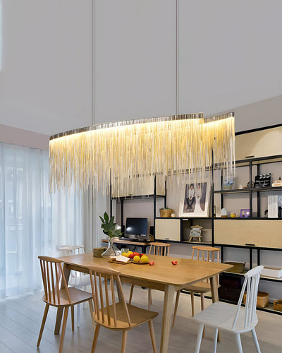 WOW Fringe Linear Chandelier-wow2062b