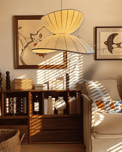 WOW Unique Japandi Silk Pendant Light-wow2961