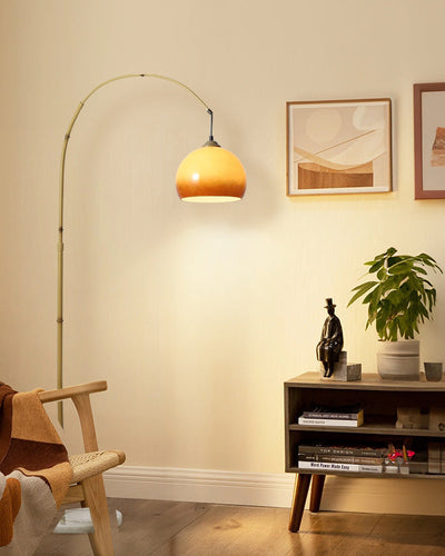 WOW Hanging Bamboo Arc Floor Lamp-wow7133