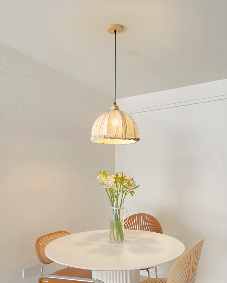 WOW Dome Linen Pendant Light-wow2939