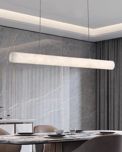 WOW Alabaster Tube Linear Chandelier-wow2876