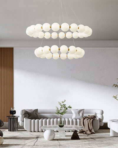 WOW Pearl Necklace Round Chandelier-wow2344