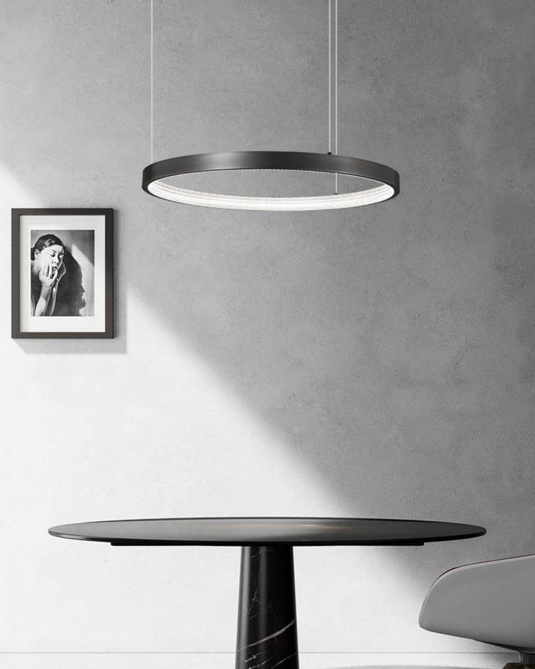 WOW Tiered Circular Led Brass Chandelier-wow2345