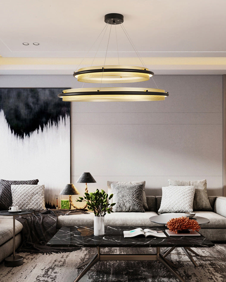 WOW Tiered Circular Led Chandelier-wow2119b