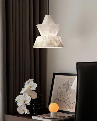 WOW Hat Shaded Alabaster Pendant Light-wow2896