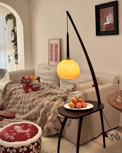 WOW Hanging Wood Floor Lamp with Table-wow7130