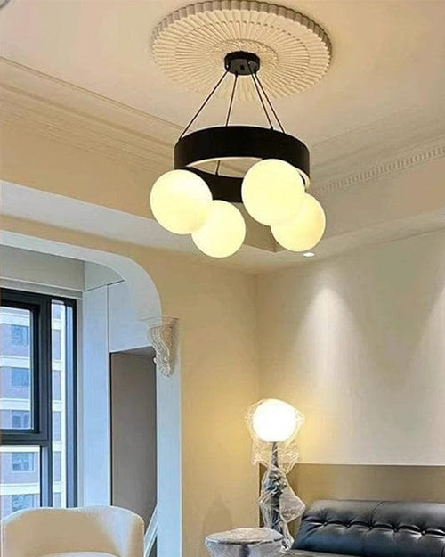 WOW Round Frosted Glass Globe Chandelier-WOW2717