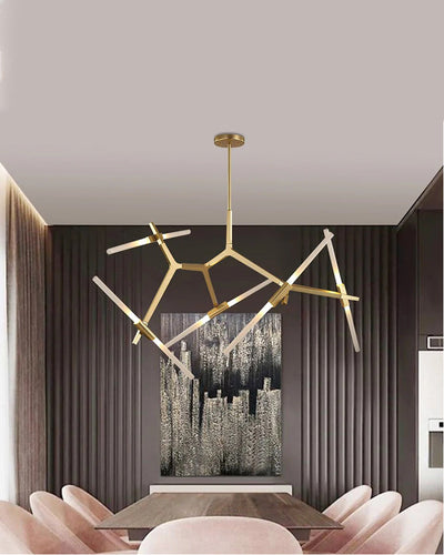 WOW Adjustable Gold Branch Chandelier-wow2511