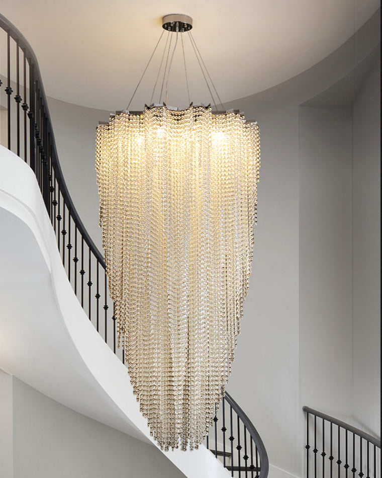 WOW Cascading Crystal Foyer Chandelier-wow2750