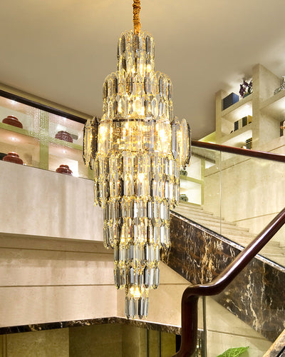 WOW Tiered Tapers Crystal Chandelier-wow2382