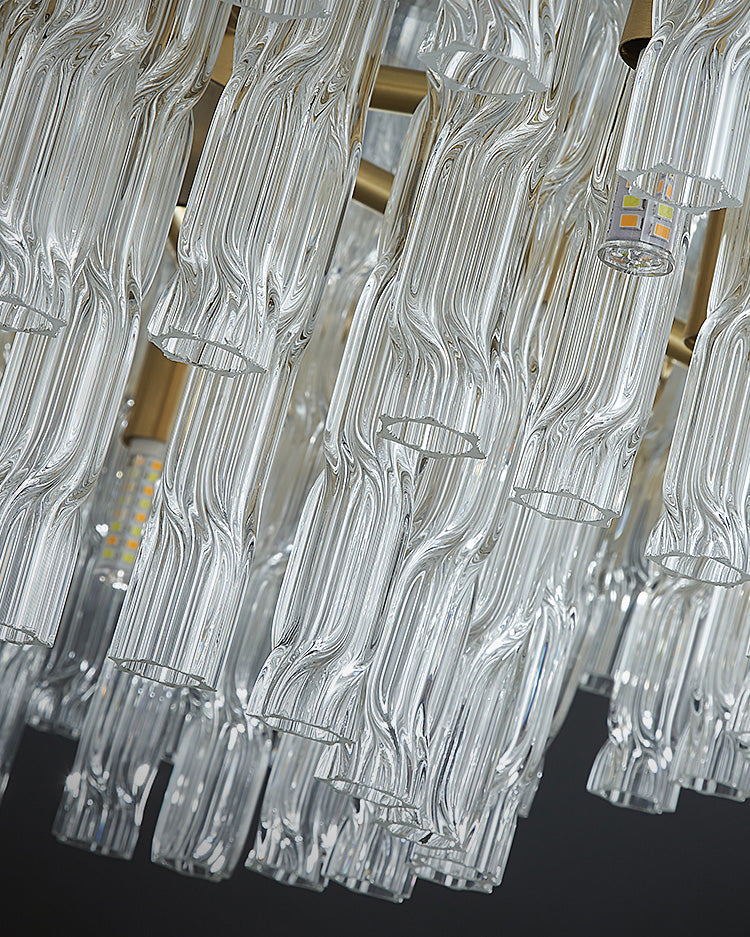 WOW Gold Round Crystal Chandelier-wow2547