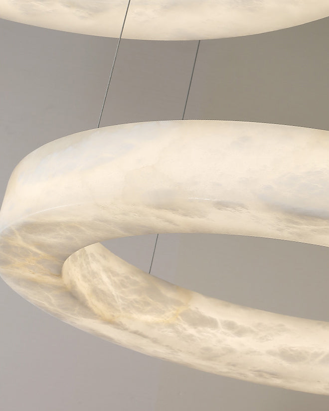 WOW 3 Rings Alabaster Chandelier-wow2857