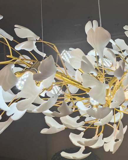 WOW Ginkgo Long Ceramic Chandelier-wow2490
