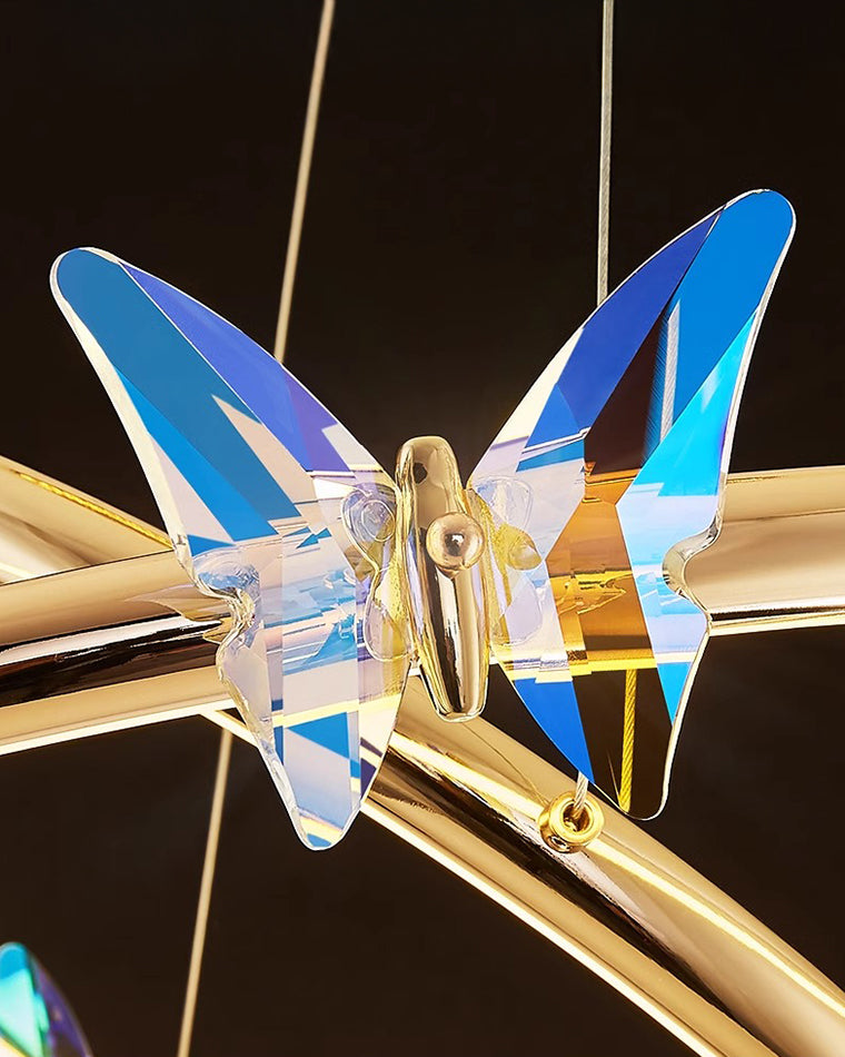 WOW Butterfly Circular Led Chandelier-wow2802