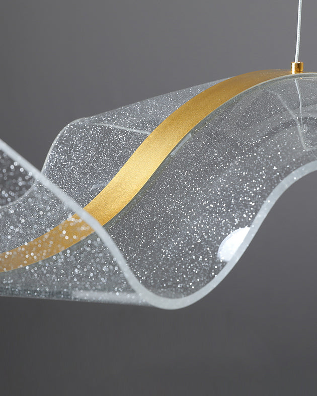 WOW Wave Ribbon Acrylic Chandelier-wow2596