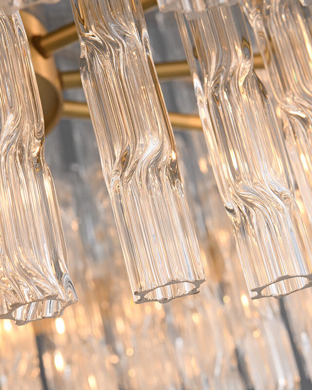 WOW Gold Round Crystal Chandelier-wow2547
