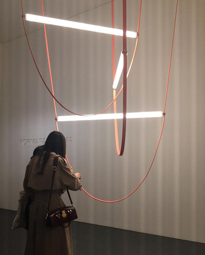 WOW Leather String Chandelier-wow2273