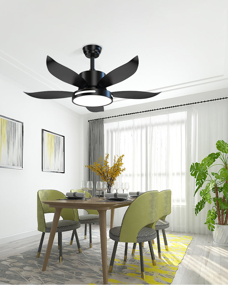 WOW 5 Blade Contemporary Ceiling Fan Lamp-wow5000