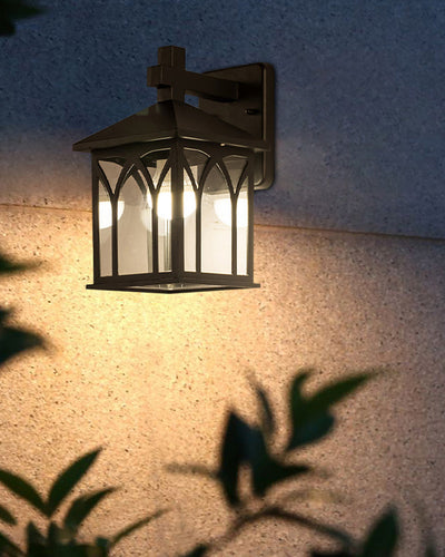 WOW Seeded Glass Outdoor Wall Light-wow9201