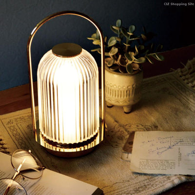 Luxe Art Deco Gold Lantern