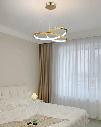 WOW Gold Swirl Chandelier-wow2707