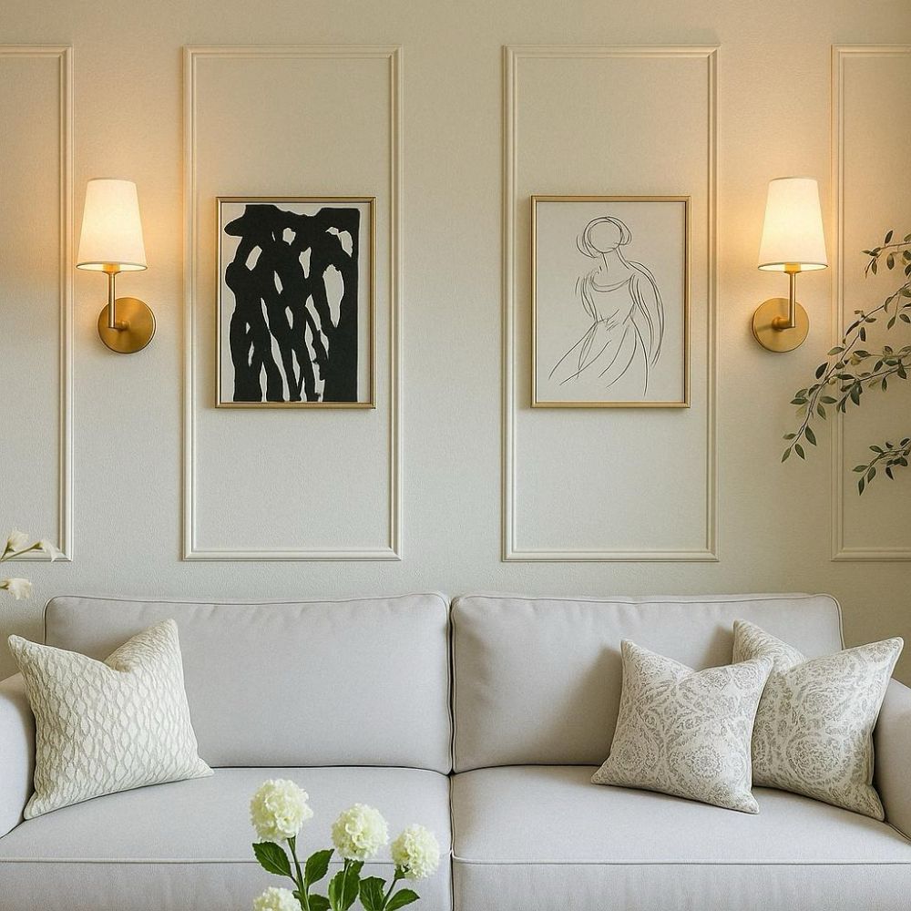 Wireless Fabric Wall Light