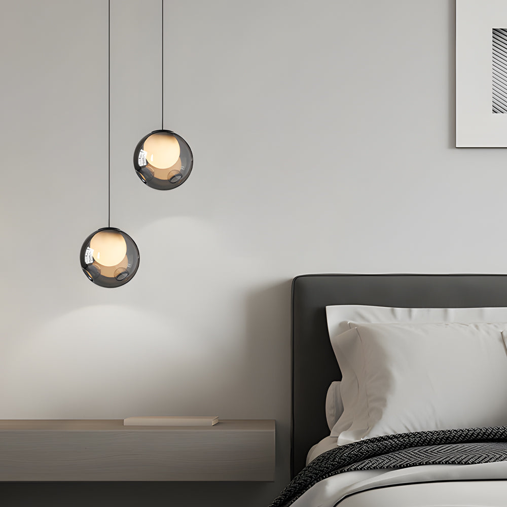 WOW 6.3-inch Glass Bubble 1-Light Pendant Light