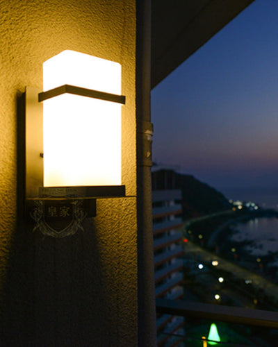 WOW Frosted Glass Outdoor Wall Sconce-wow9202