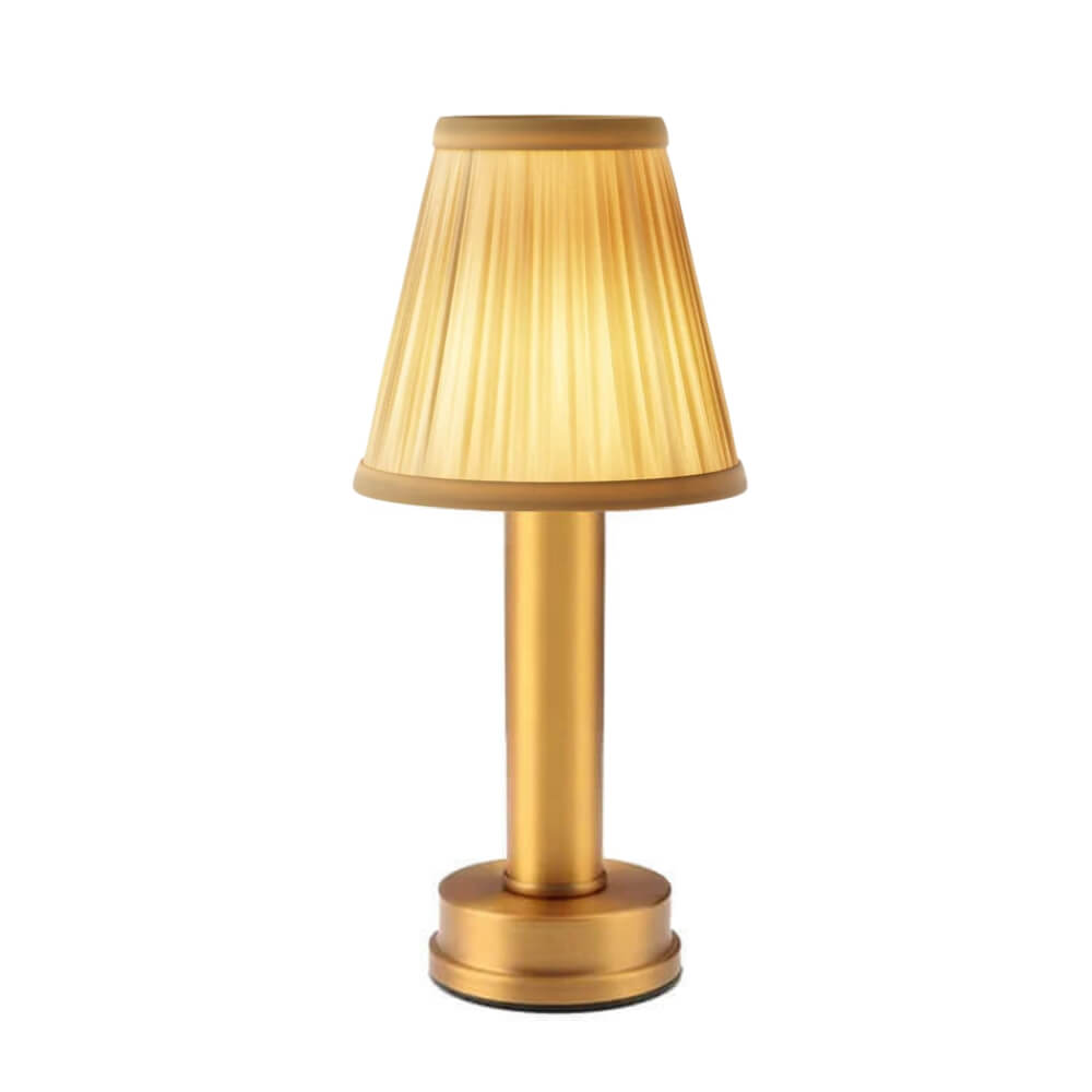 LED Cordless Silk Metal Table Lamp