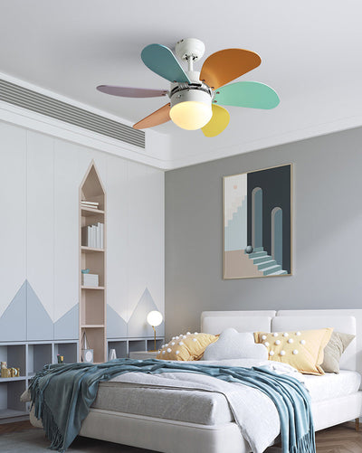 WOW Children Wood Ceiling Fan Lamp-wow5010