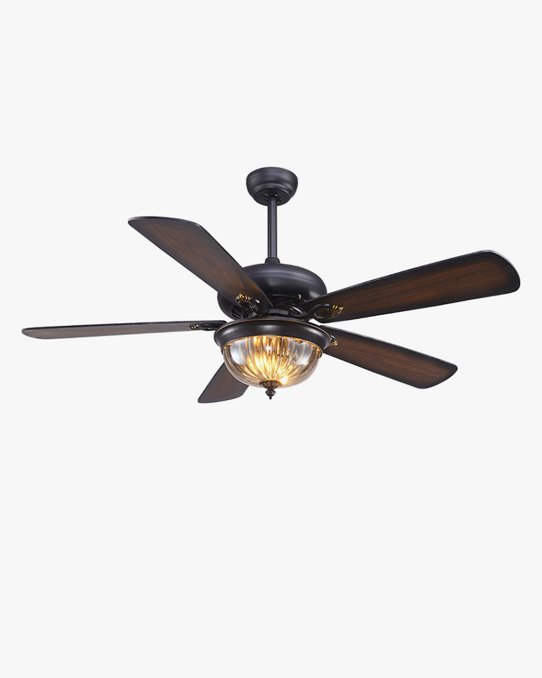 WOW Vintage Wood Ceiling Fan Lamp-wow5011