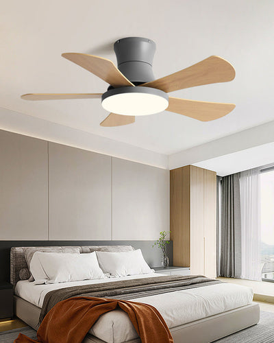 WOW Scandi Low Profile Ceiling Fan Lamp-wow5086