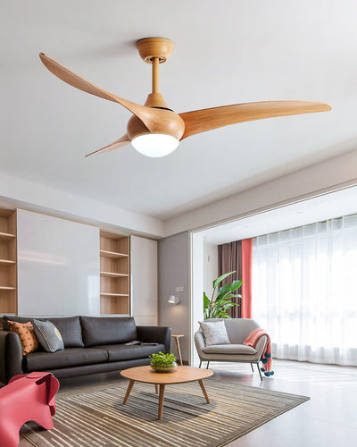 WOW 3 Wave Blade Ceiling Fan Lamp-wow5016