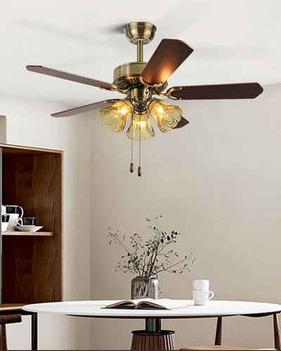 WOW Vintage Ceiling Fan Chandelier-WOW5018