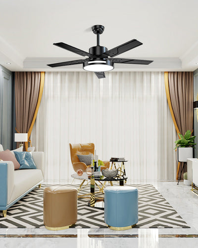 WOW Industrial Metal Ceiling Fan Lamp-wow5019