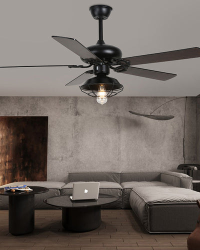 WOW 52in Industrial Ceiling Fan Lamp-wow5070