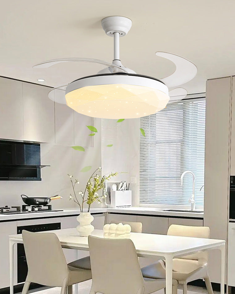 WOW Bright Retractable Ceiling Fan Lamp-wow5037