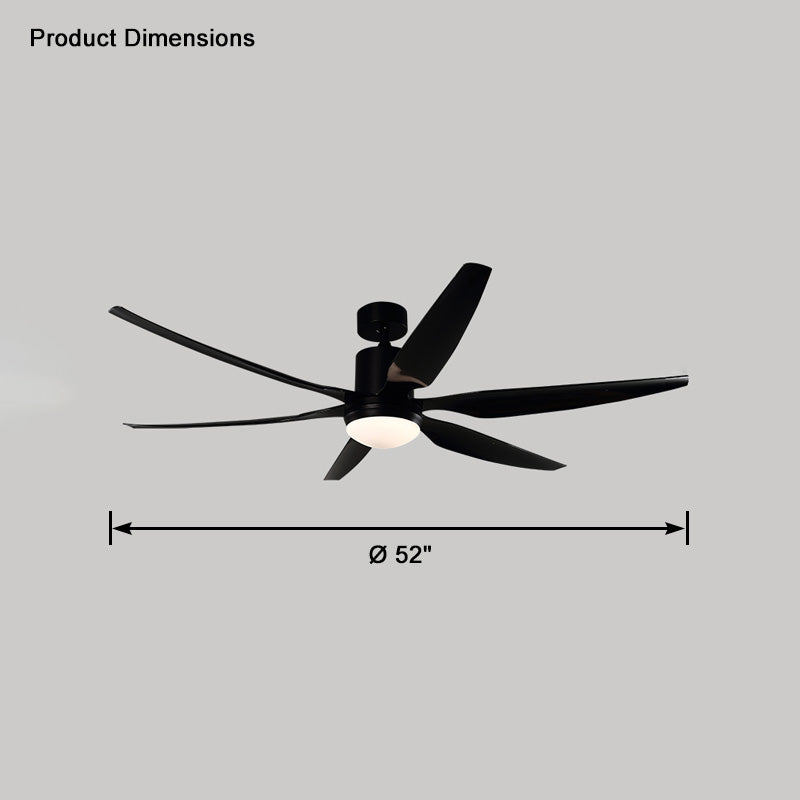 WOW 5 Blade Large Ceiling Fan Lamp-wow5064