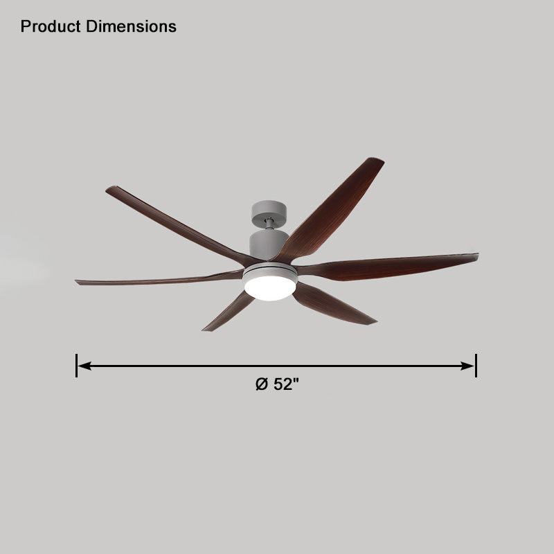 WOW 5 Blade Large Ceiling Fan Lamp-wow5064