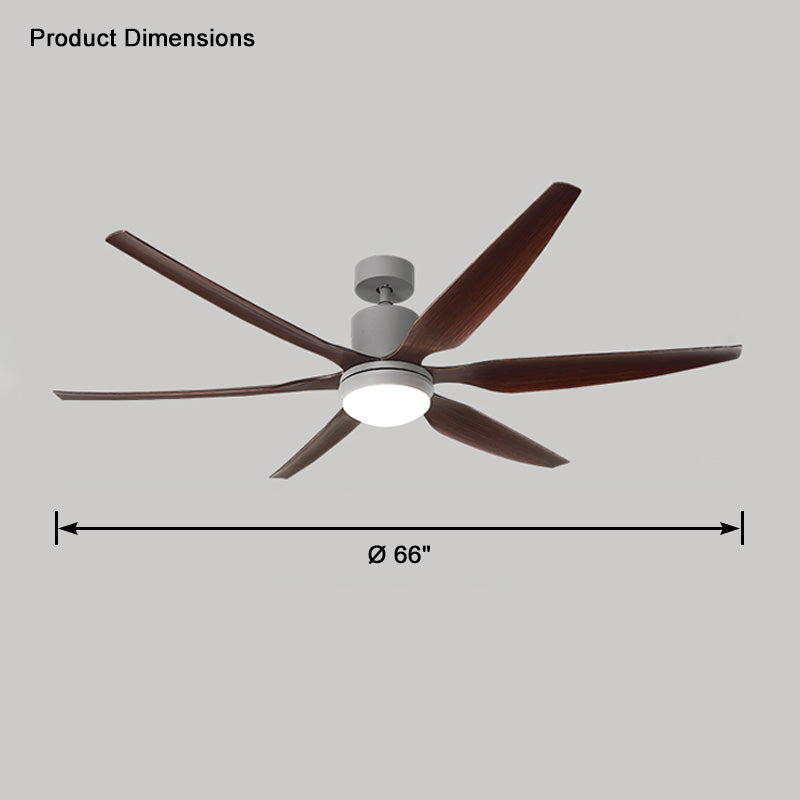 WOW 5 Blade Large Ceiling Fan Lamp-wow5064