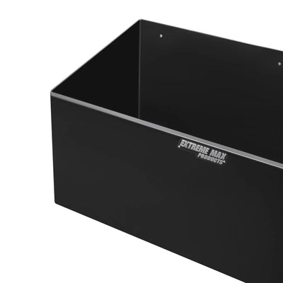 Dual Fuel Jug Holder – Aluminum Design for Two 5 Gallon Jugs, Black Storage Organizer for Trailers & Garages