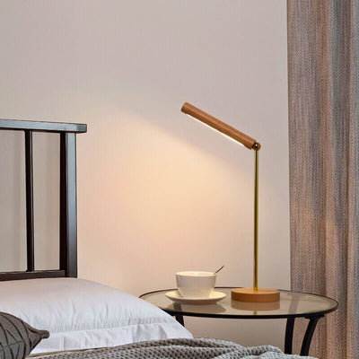 Magnetic LED Wooden Table Lamp