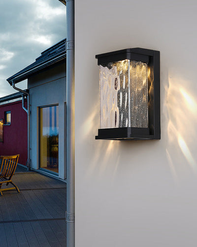 WOW Seeded Glass Outdoor Wall Light-wow9160