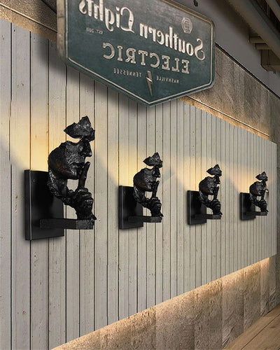 WOW Silence Gesture Sculptural Wall Sconce-WOW6023